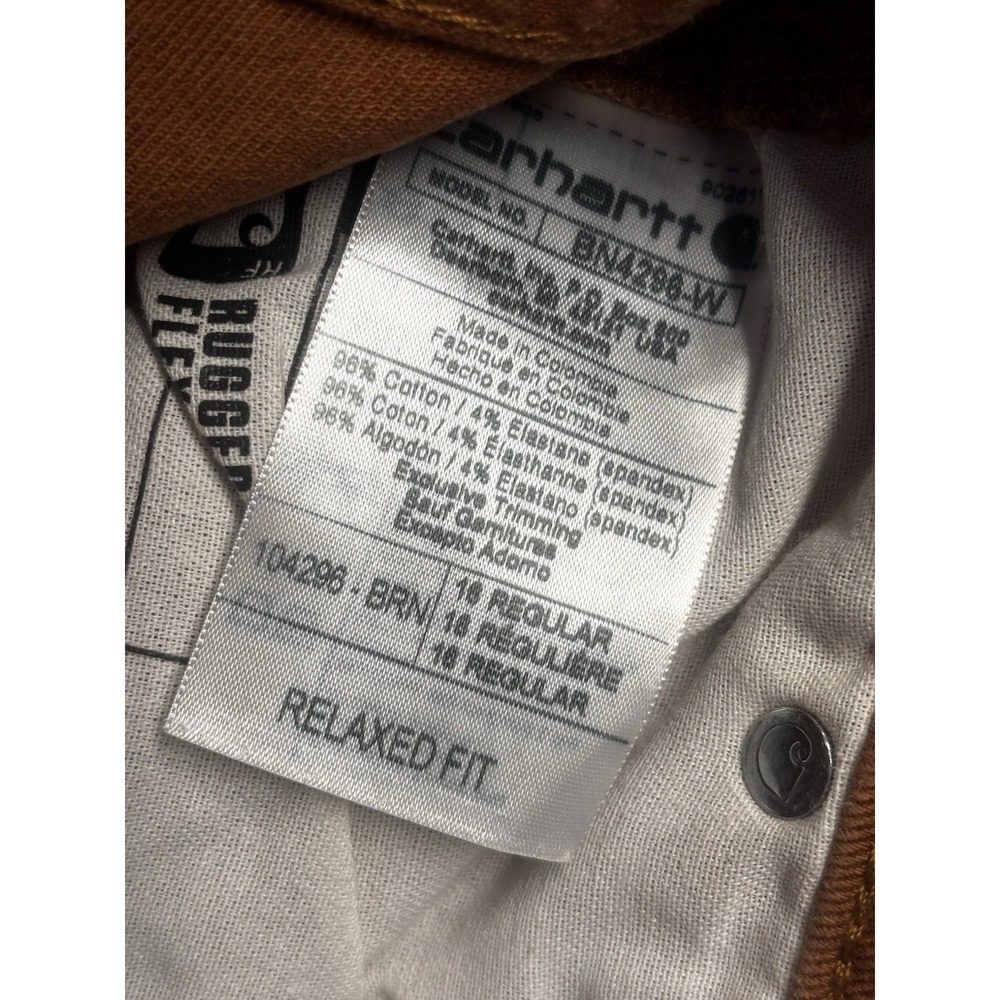 NEW‎ Carhartt Women's Rugged FLEX® Relaxed Canvas Double Front Pant Size 16 Reg - Picture 7 of 14